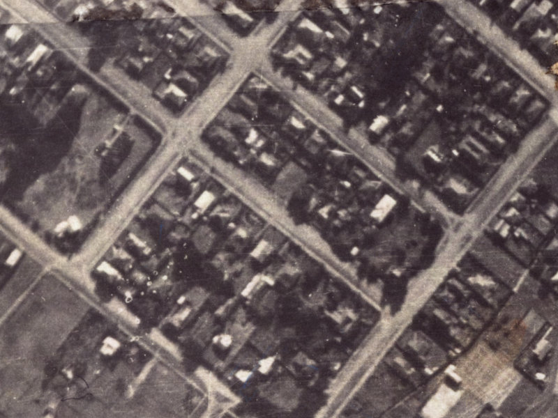 59 Dryden Street from the air, 1925-1929