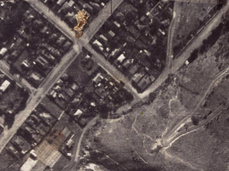 136 Nayland Street from the air, 1925-1929