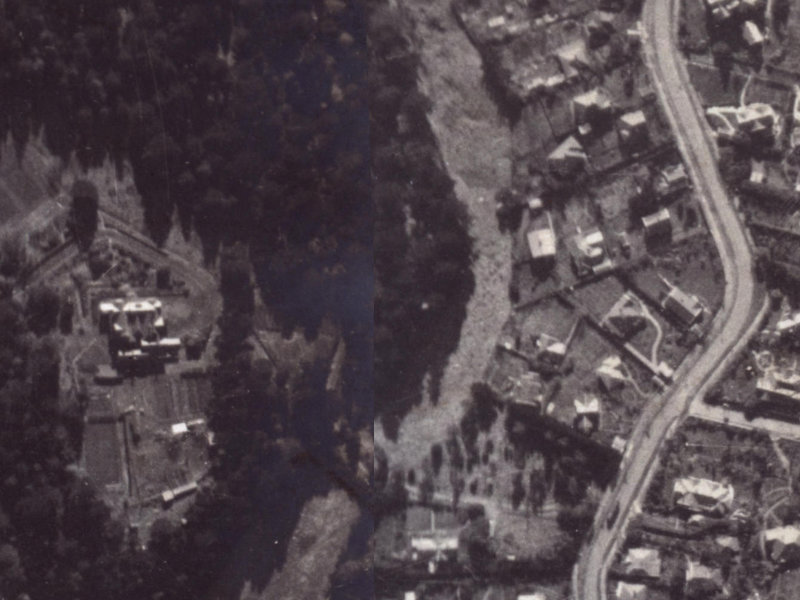 64H Hackthorne Road from the air, 1925-1929