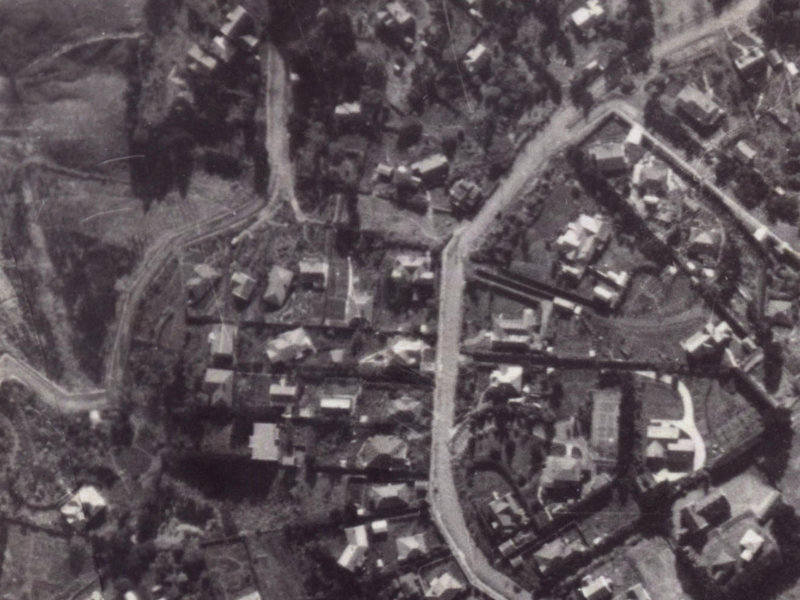 78A Dyers Pass Road from the air, 1925-1929