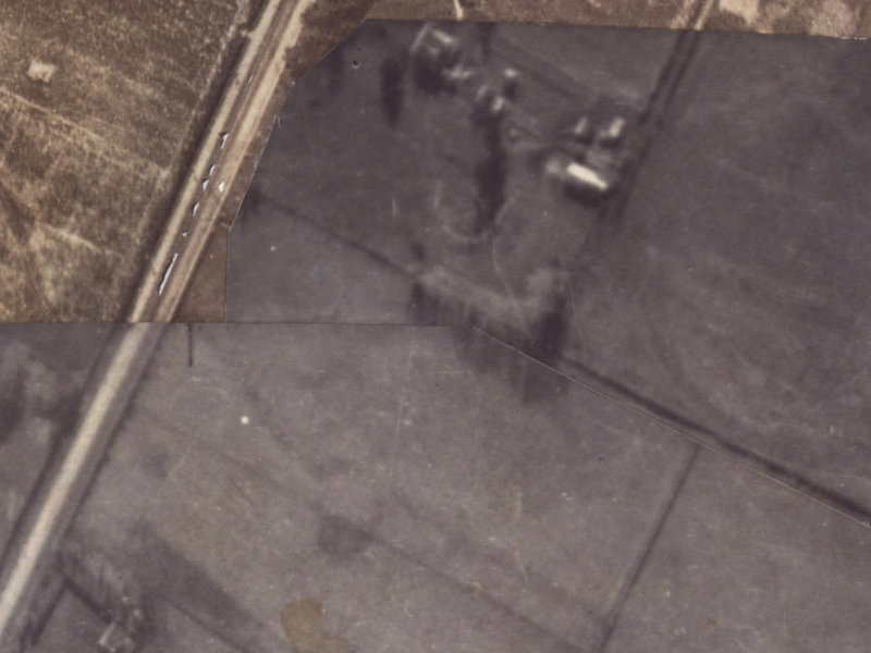 40R Old Red Barn Road from the air, 1925-1929