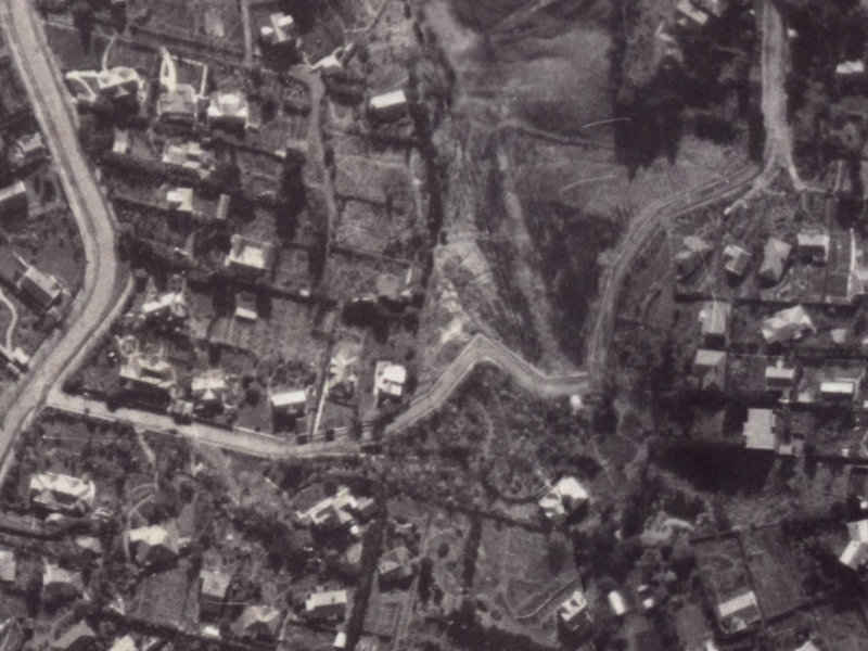 34 MacMillan Avenue from the air, 1925-1929