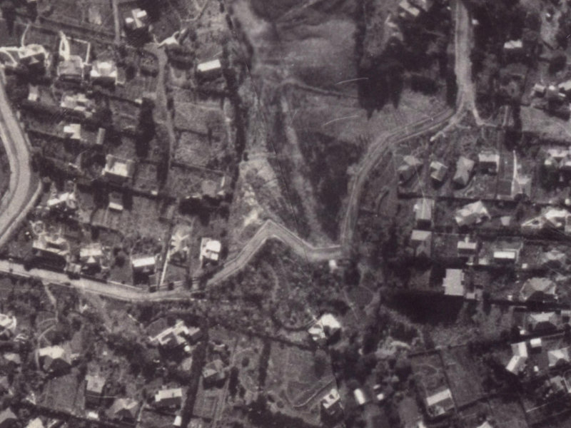 28E MacMillan Avenue from the air, 1925-1929