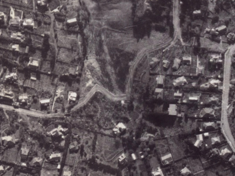 28 MacMillan Avenue from the air, 1925-1929