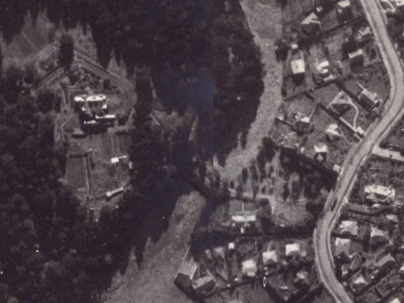 18 Lady Polson Lane from the air, 1925-1929