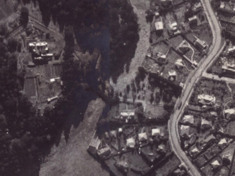 Lady Polson Lane from the air, 1925-1929