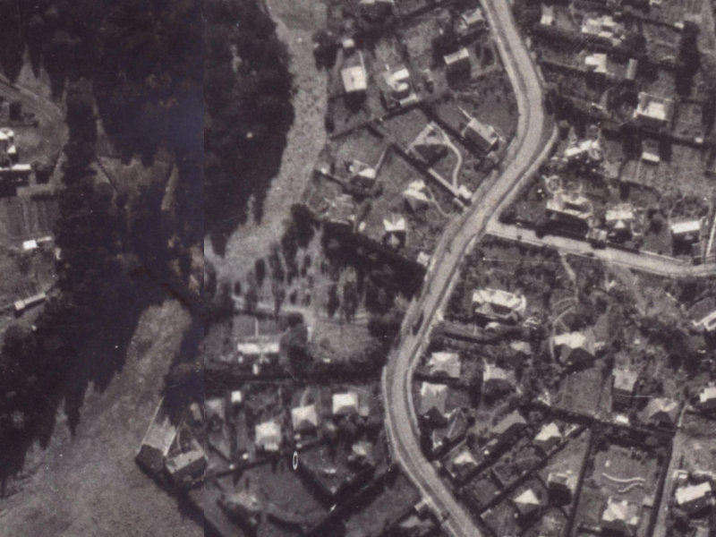 4 Lady Polson Lane from the air, 1925-1929