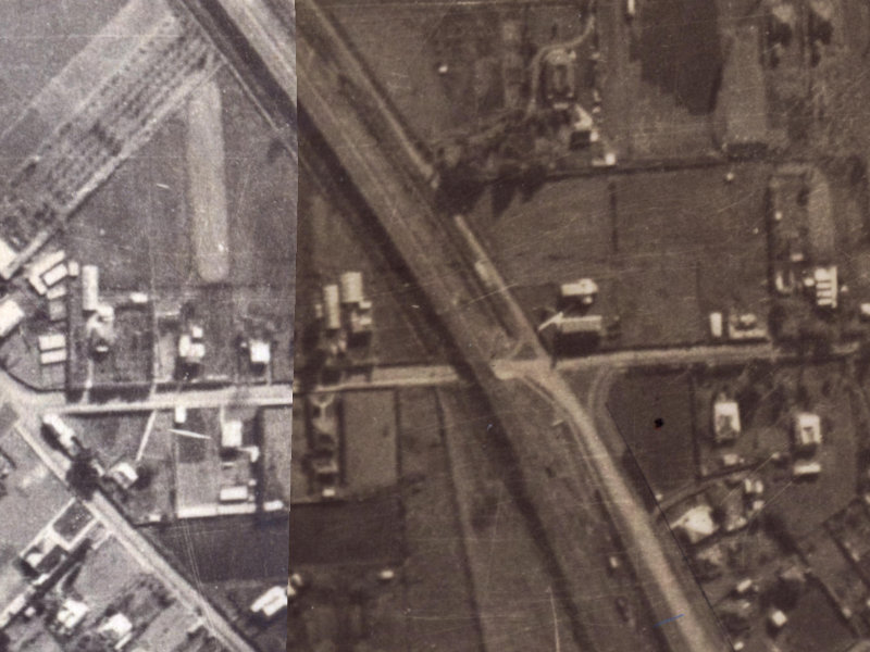 58 Martindales Road from the air, 1925-1929