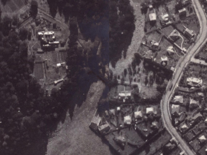 11 Lady Polson Lane from the air, 1925-1929