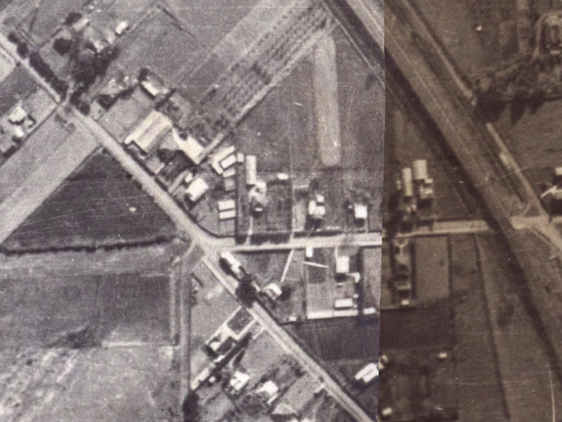 70 Martindales Road from the air, 1925-1929