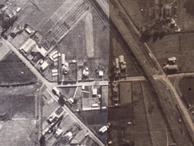 66 Martindales Road from the air, 1925-1929