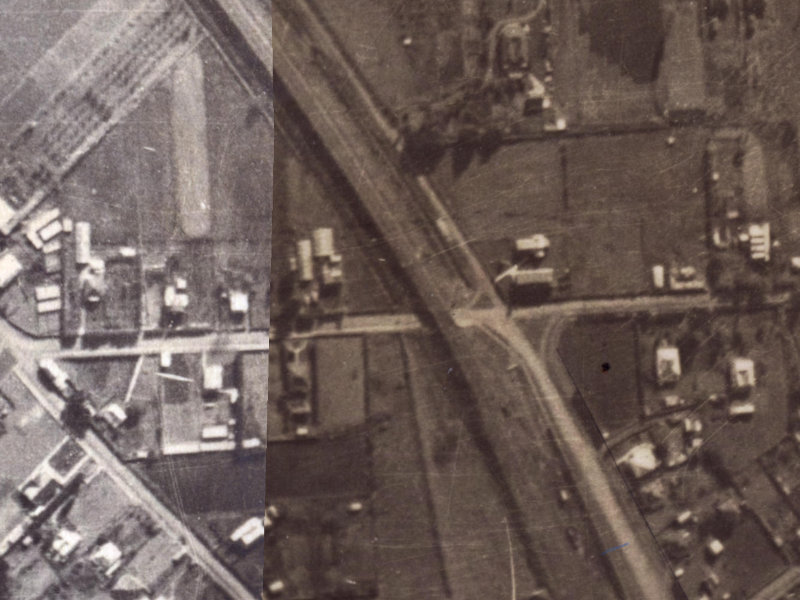 56 Martindales Road from the air, 1925-1929