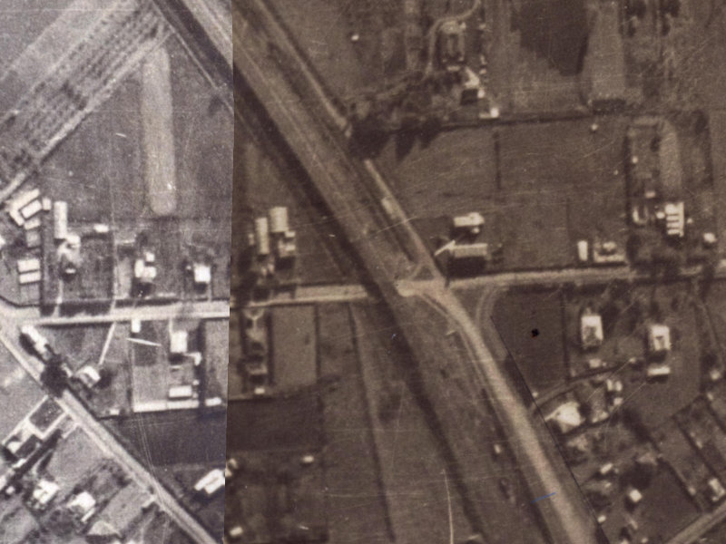 54 Martindales Road from the air, 1925-1929