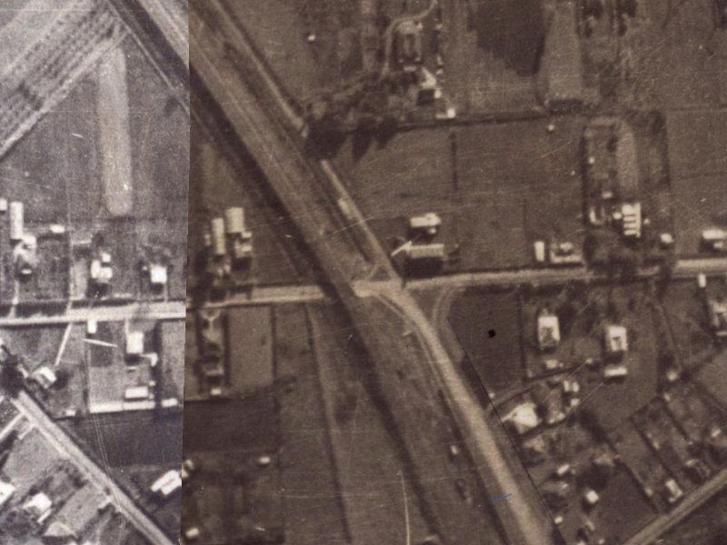 47 Martindales Road from the air, 1925-1929