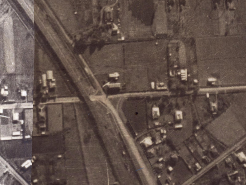 34 Martindales Road from the air, 1925-1929