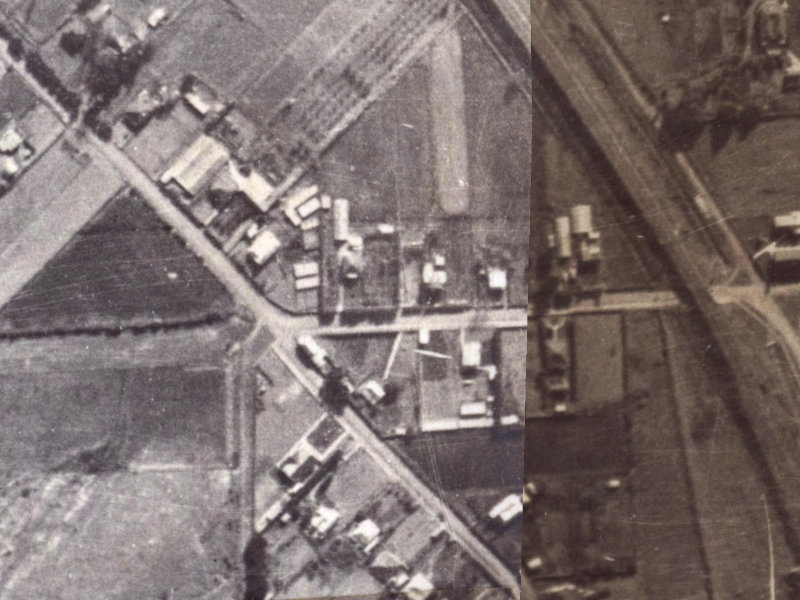 72 Martindales Road from the air, 1925-1929