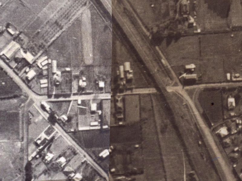 61 Martindales Road from the air, 1925-1929