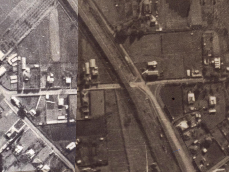 57 Martindales Road from the air, 1925-1929
