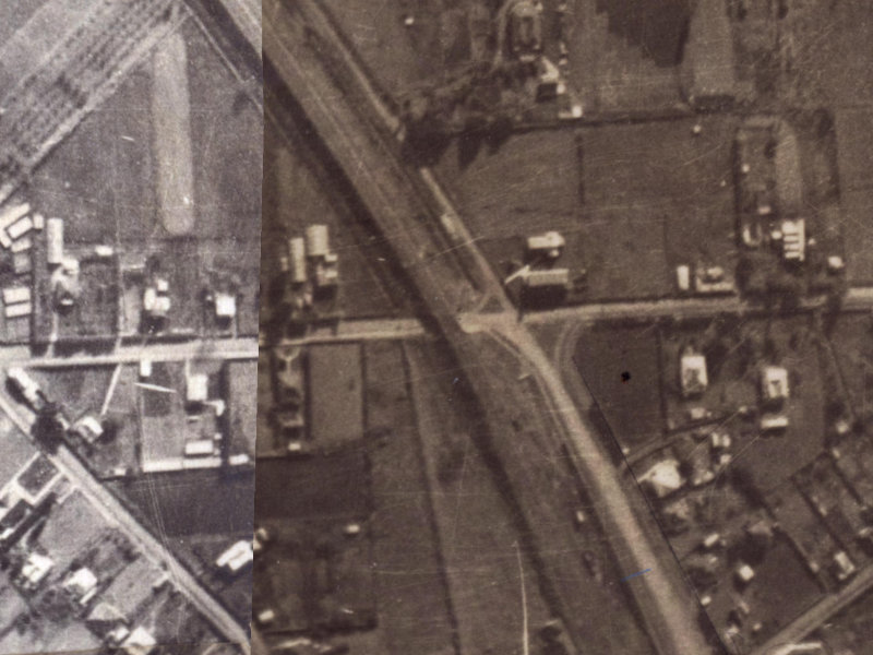 52 Martindales Road from the air, 1925-1929