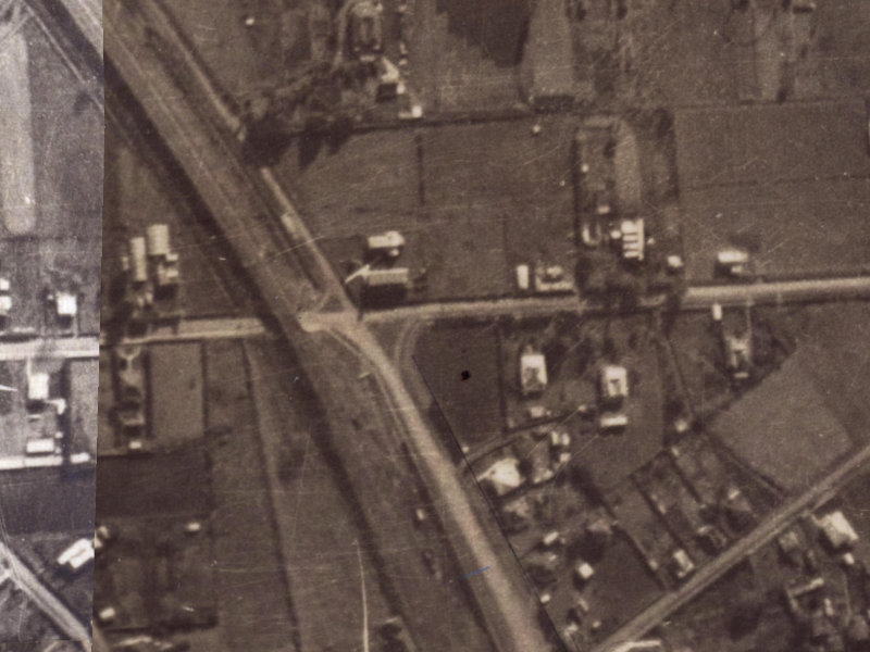 36 Martindales Road from the air, 1925-1929
