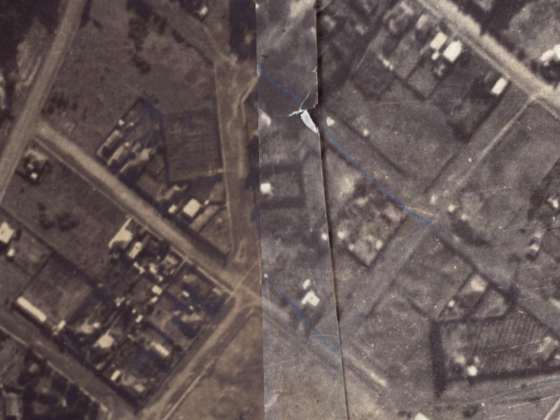 17 Whitfield Street from the air, 1925-1929