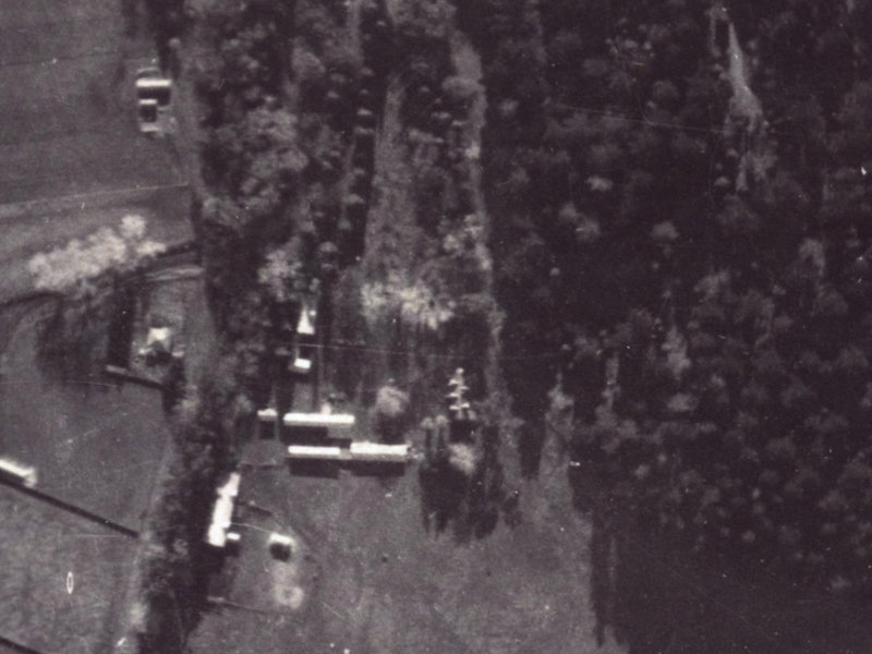 Holmcroft Court from the air, 1925-1929