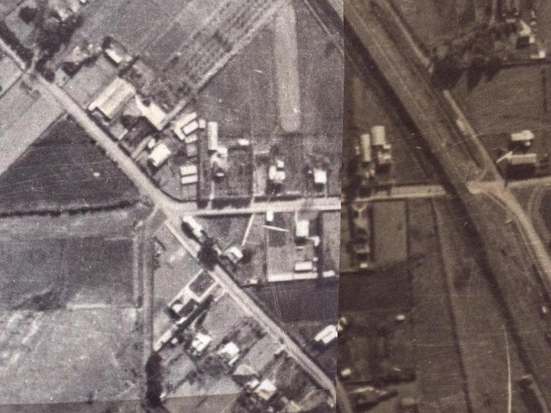 67 Martindales Road from the air, 1925-1929