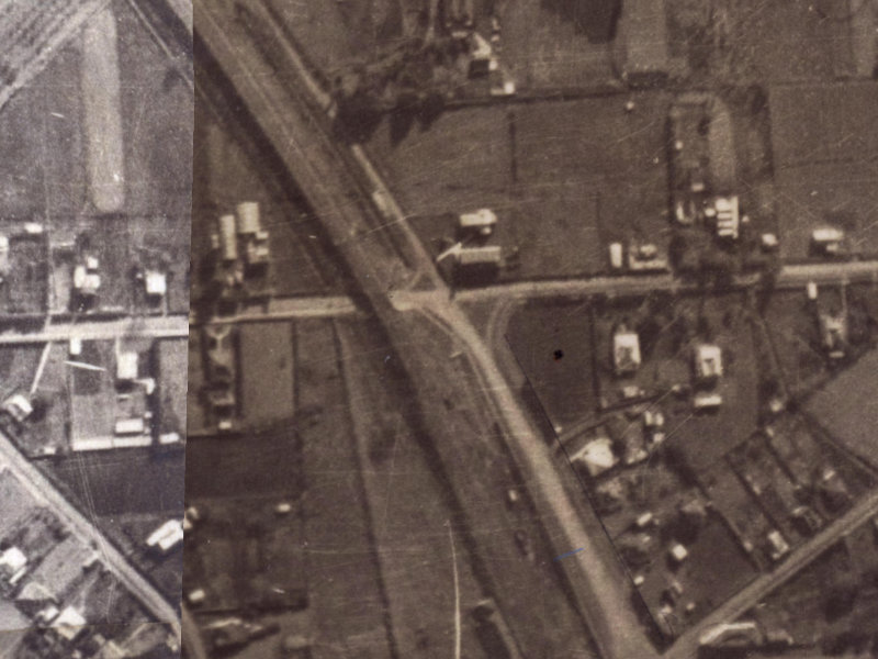 39 Martindales Road from the air, 1925-1929