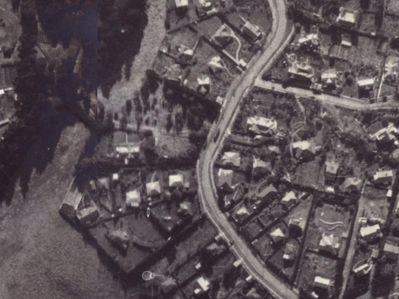 67 Hackthorne Road from the air, 1925-1929