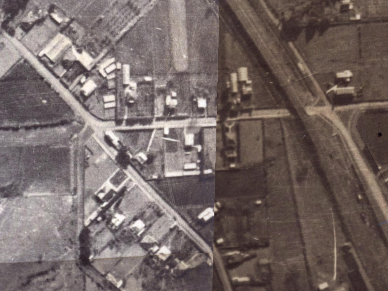 65 Martindales Road from the air, 1925-1929