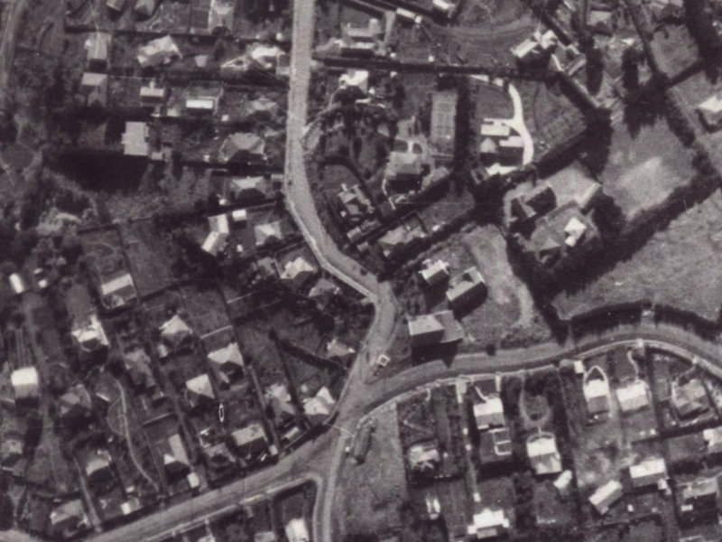 84A Dyres Pass Road from the air, 1925-1929