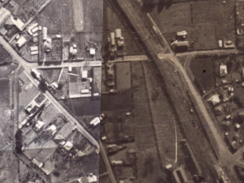 Malthouse Lane from the air, 1925-1929