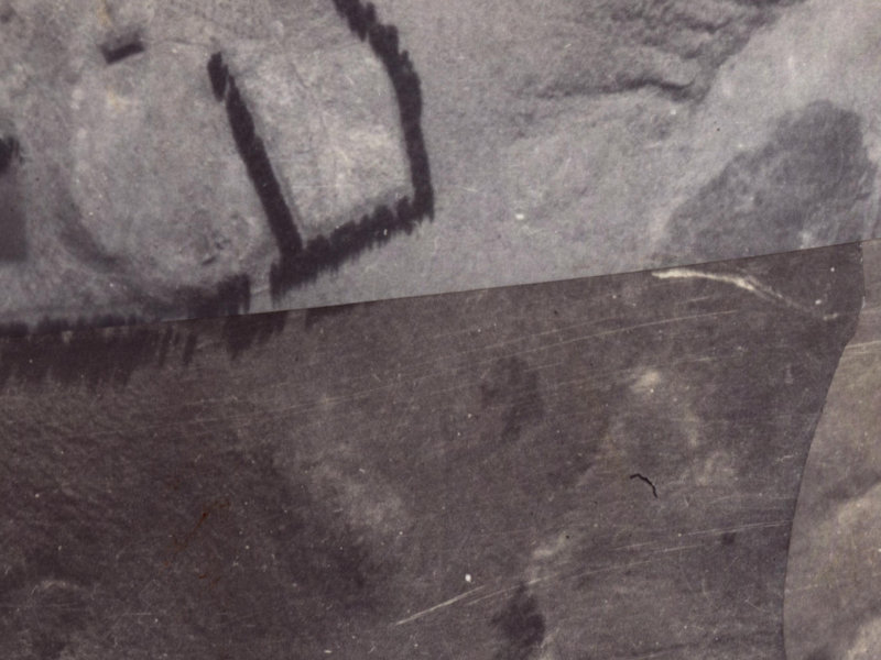 136–170 Huntsbury Avenue from the air, 1925-1929