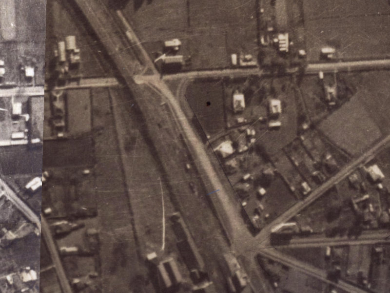 28 Station Road from the air, 1925-1929
