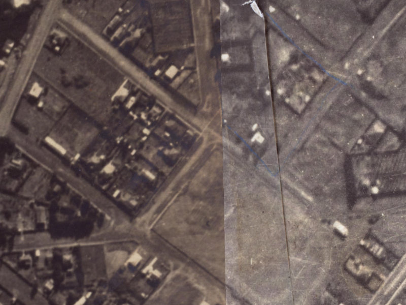 24 Denman Street from the air, 1925-1929