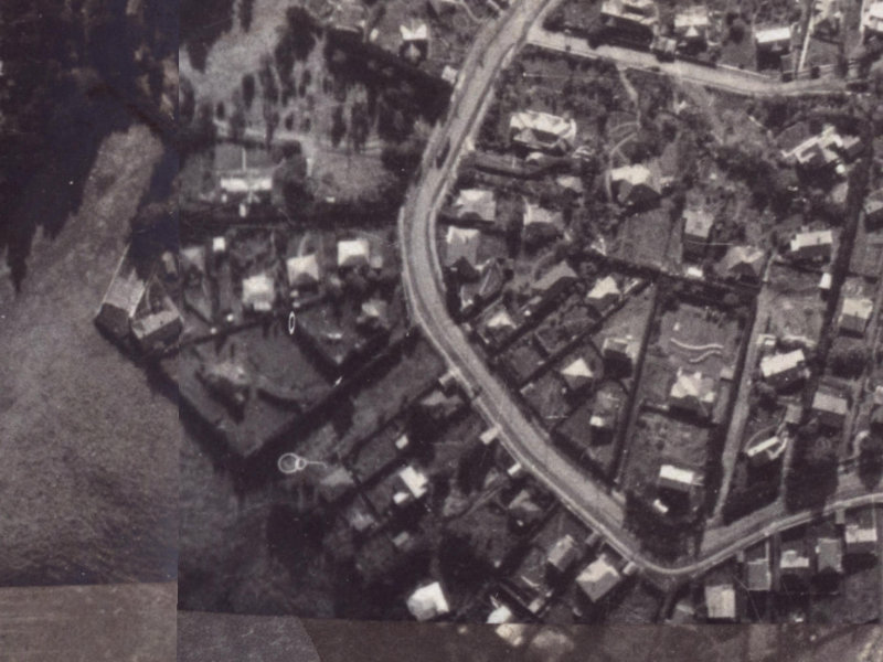 74 Hackthorne Road from the air, 1925-1929
