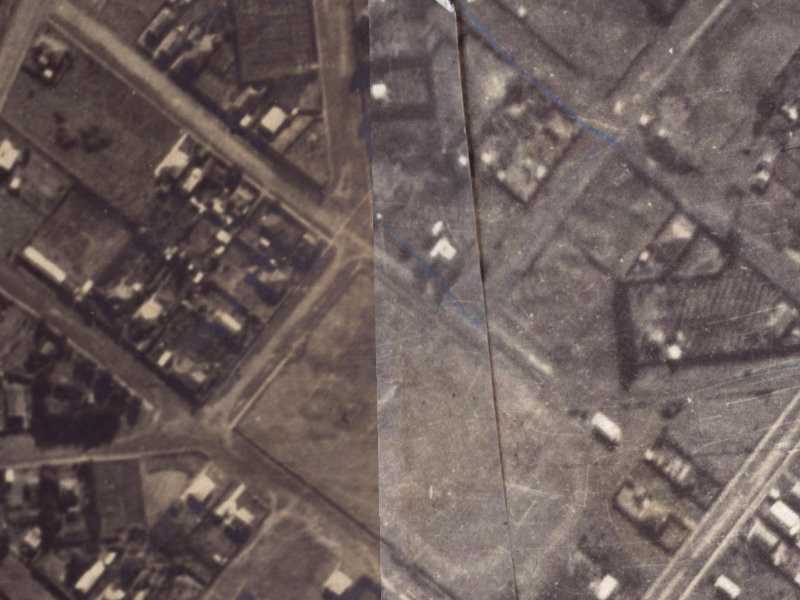 21 Denman Street from the air, 1925-1929