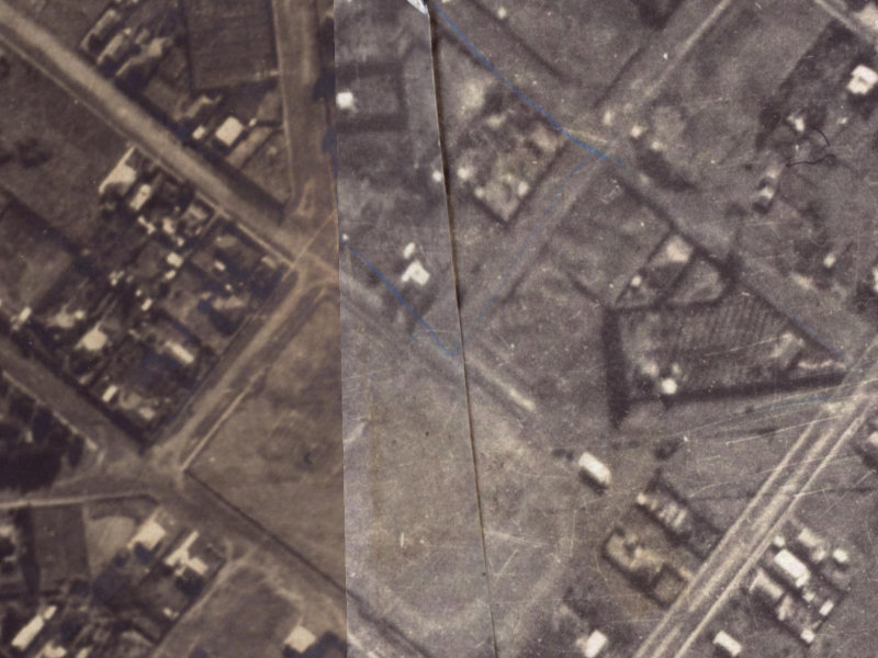 23 Denman Street from the air, 1925-1929