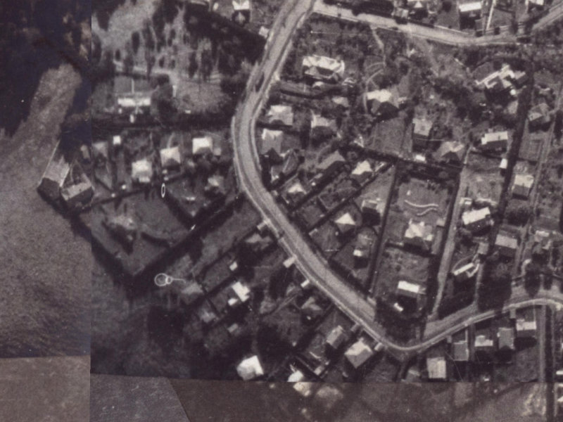 75A Hackthorne Road from the air, 1925-1929