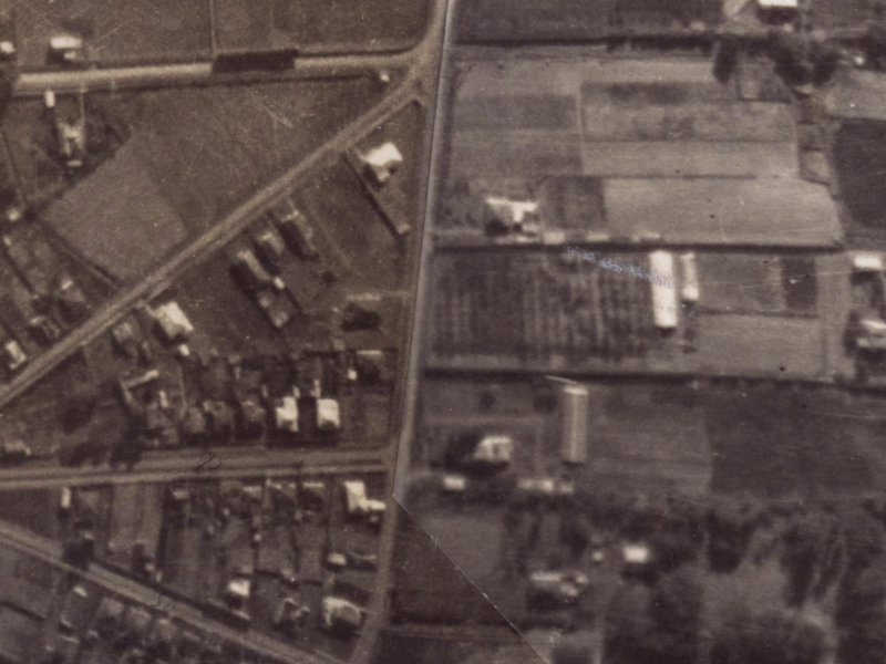 77-81 Bridle Path Road from the air, 1925-1929
