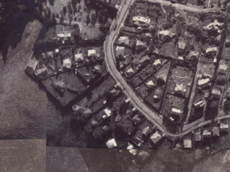 76 Hackthorne Road from the air, 1925-1929