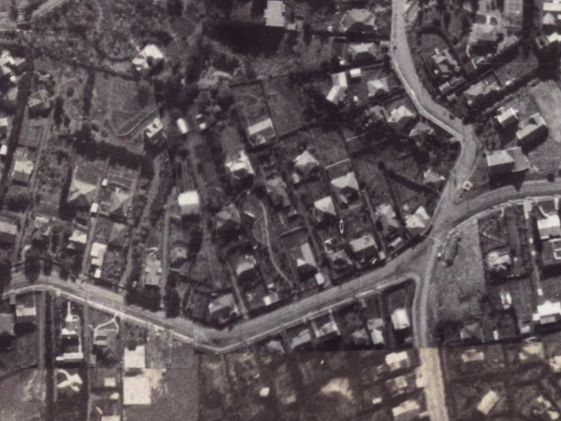119A Hackthorne Road from the air, 1925-1929
