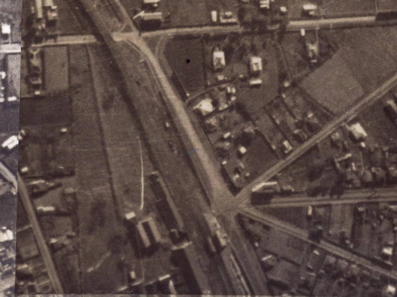 22 Station Road from the air, 1925-1929