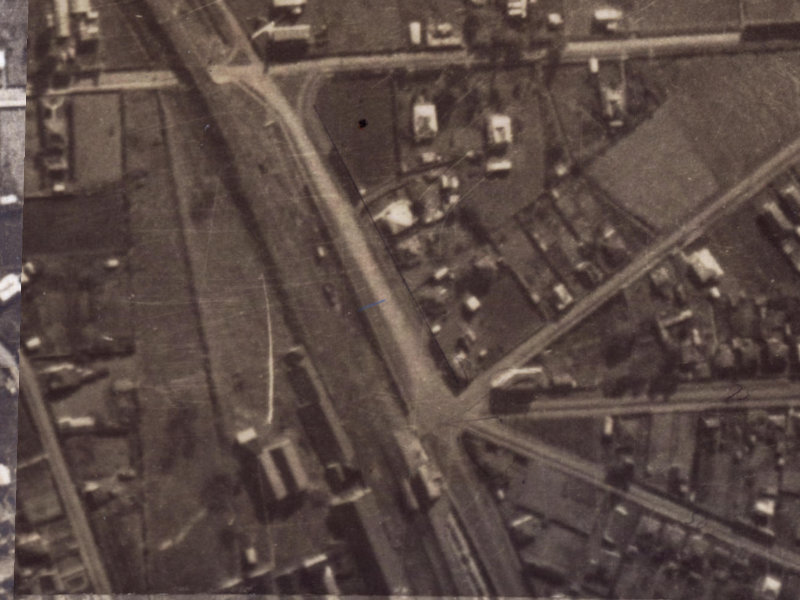 Station Road from the air, 1925-1929