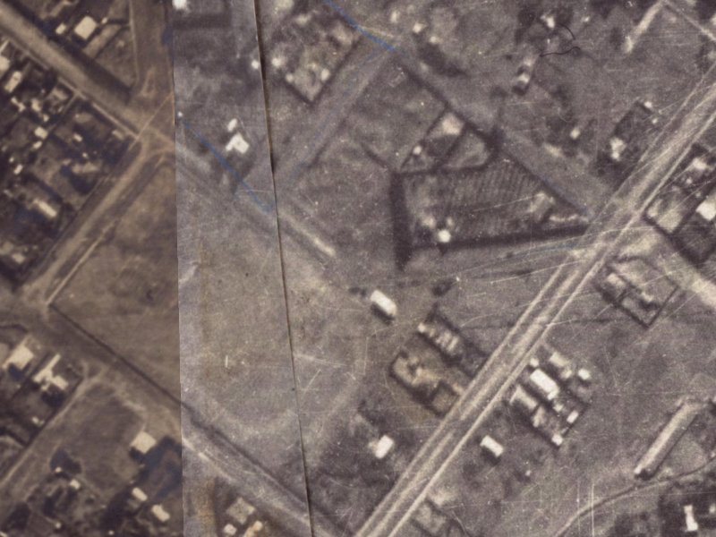 11A Duncan Street from the air, 1925-1929