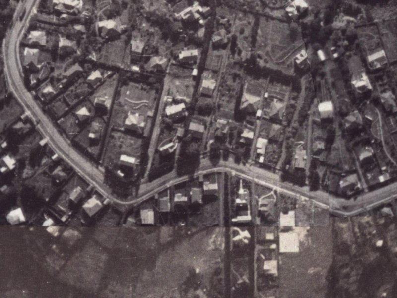 93A Hackthorne Road from the air, 1925-1929