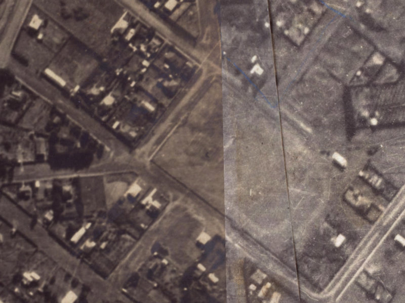 25 Campbell Street from the air, 1925-1929