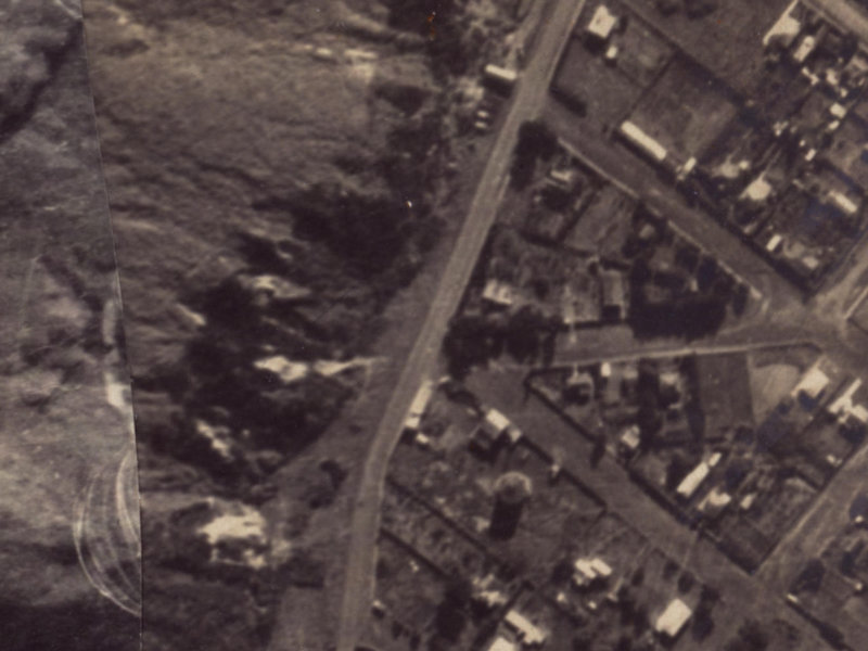 107 Wakefield Avenue from the air, 1925-1929
