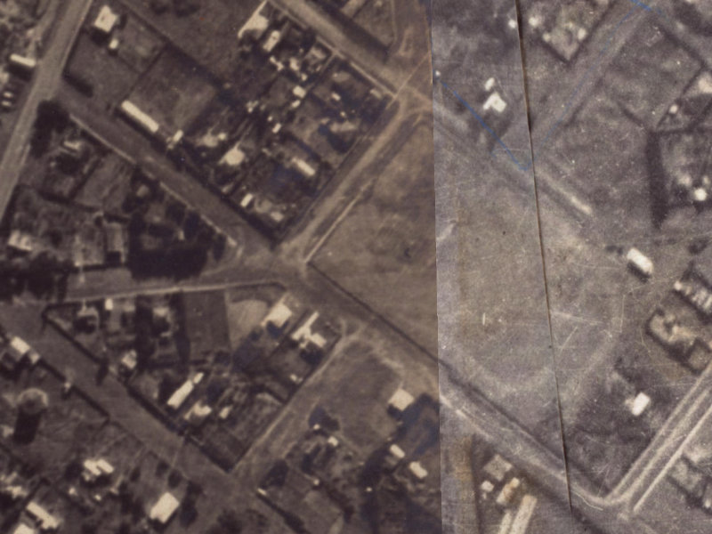 21 Campbell Street from the air, 1925-1929