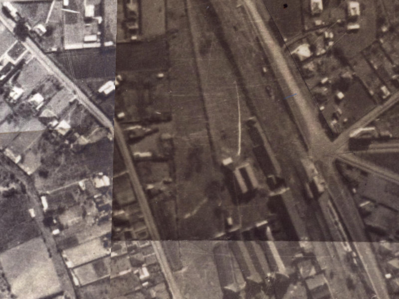 Wheatsheaf Lane from the air, 1925-1929